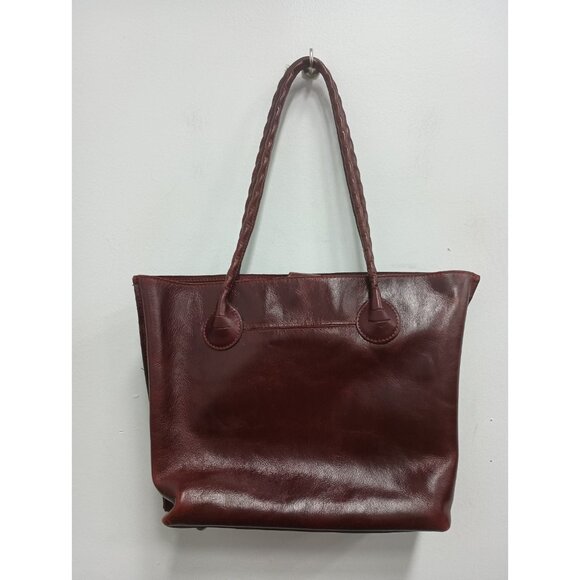 Vintage Patricia Nash Womens Eastleigh Tote Shoulder Bag Large Red Leather - Picture 5 of 11